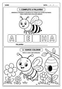 atividades sobre abelhas para imprimir pdf página 3